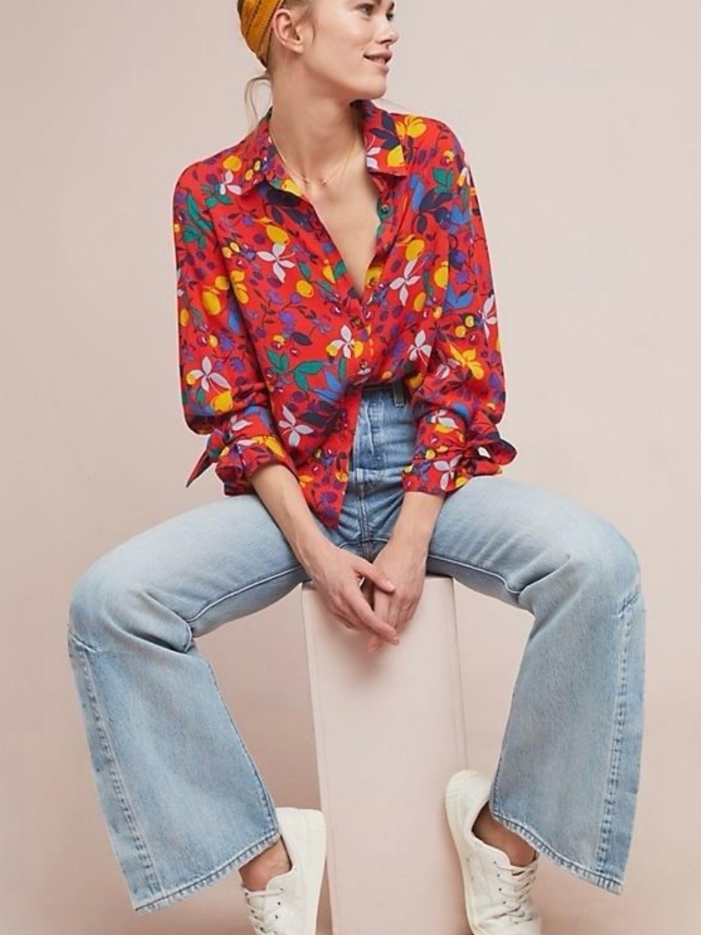 Maeve Floral Tunic Sz 0